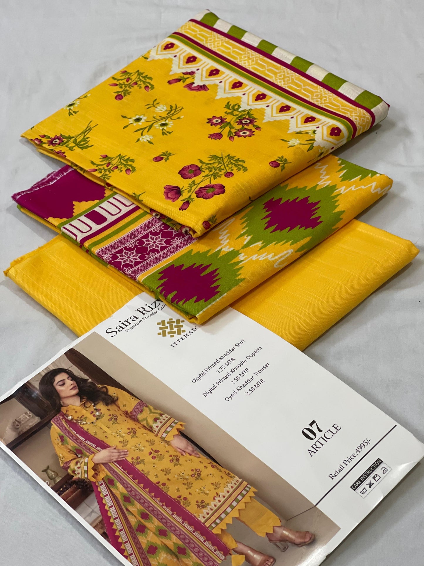 ITTEHAD | KHADDAR | 3PIECE COLLECTION | ORIGINAL π―