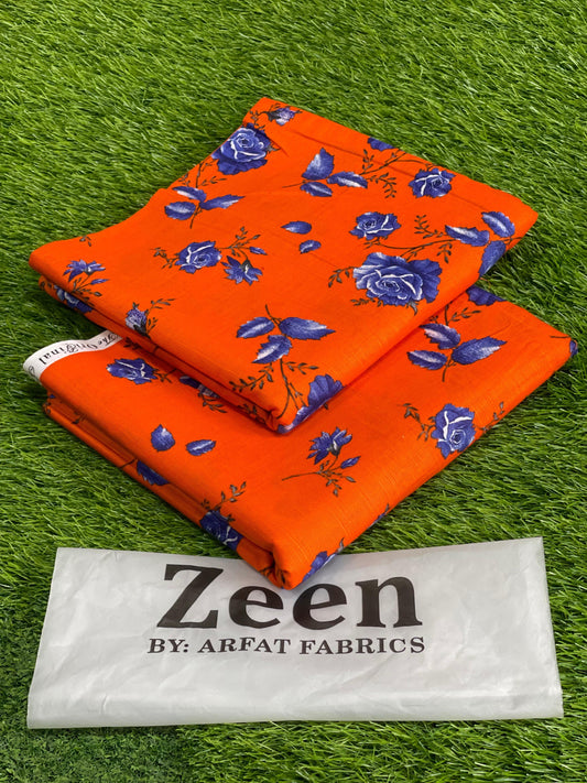 ZEEN BY ARFAT | 2 PIECE | SOFT KHADDAR | PRINTED ALLOVER