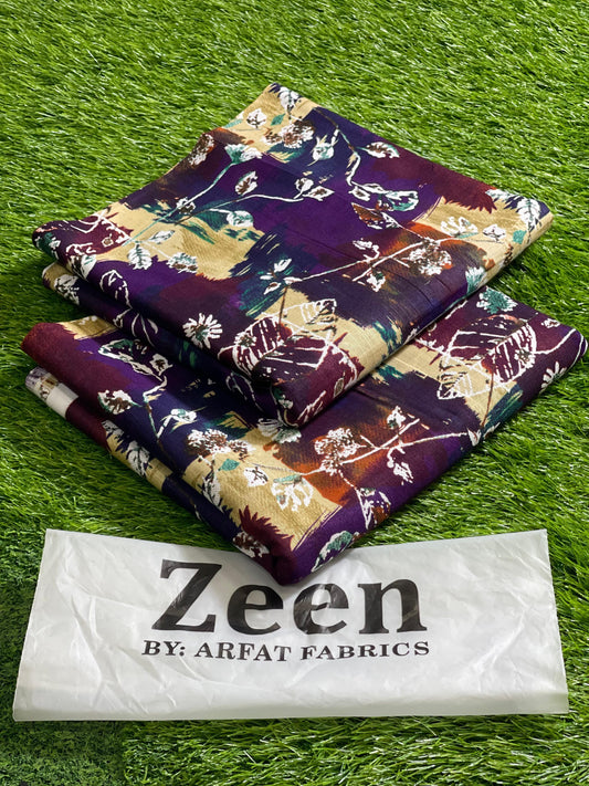 ZEEN BY ARFAT | 2 PIECE | SOFT KHADDAR | PRINTED ALLOVER