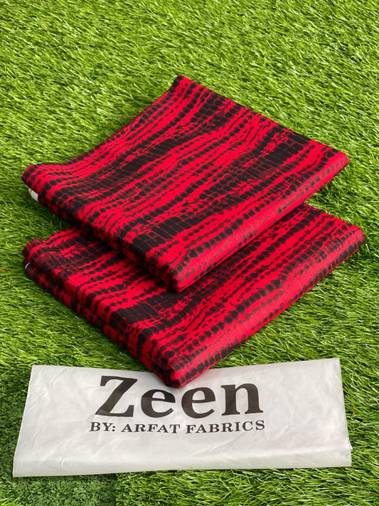 ZEEN BY ARFAT | 2 PIECE | SOFT KHADDAR | PRINTED ALLOVER