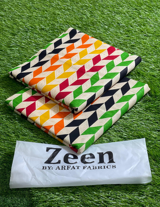 ZEEN BY ARFAT | 2 PIECE | SOFT KHADDAR | PRINTED ALLOVER