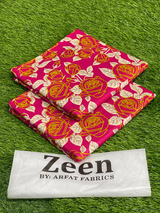 ZEEN BY ARFAT | 2 PIECE | SOFT KHADDAR | PRINTED ALLOVER