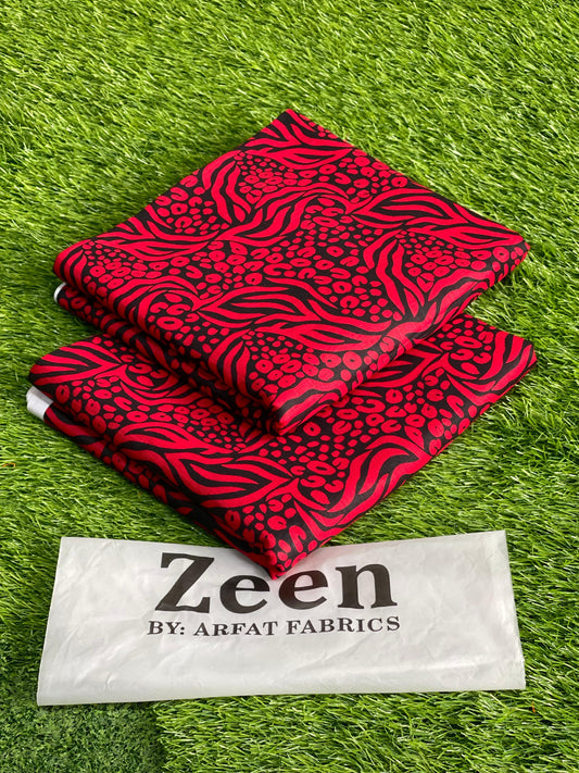 ZEEN BY ARFAT | 2 PIECE | SOFT KHADDAR | PRINTED ALLOVER