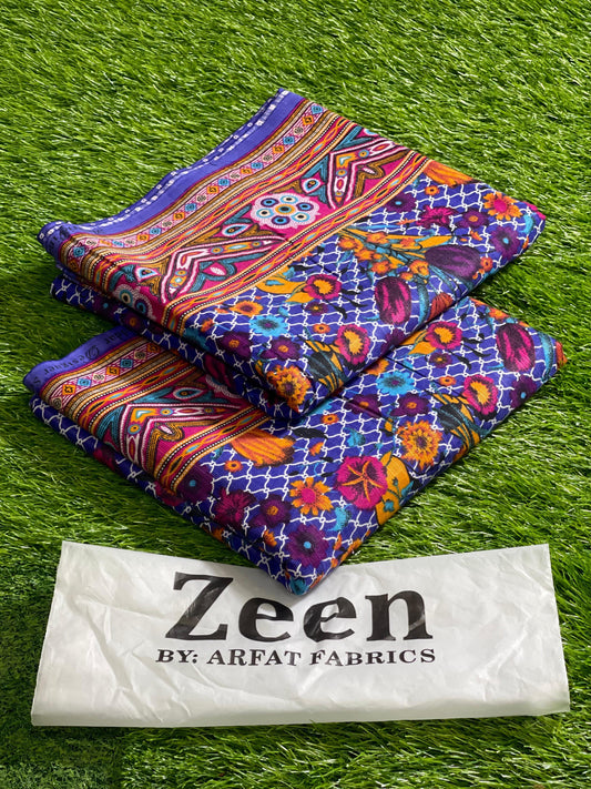 ZEEN BY ARFAT | 2 PIECE | SOFT KHADDAR | PRINTED ALLOVER