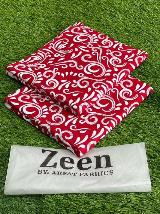 ZEEN BY ARFAT | 2 PIECE | SOFT KHADDAR | PRINTED ALLOVER