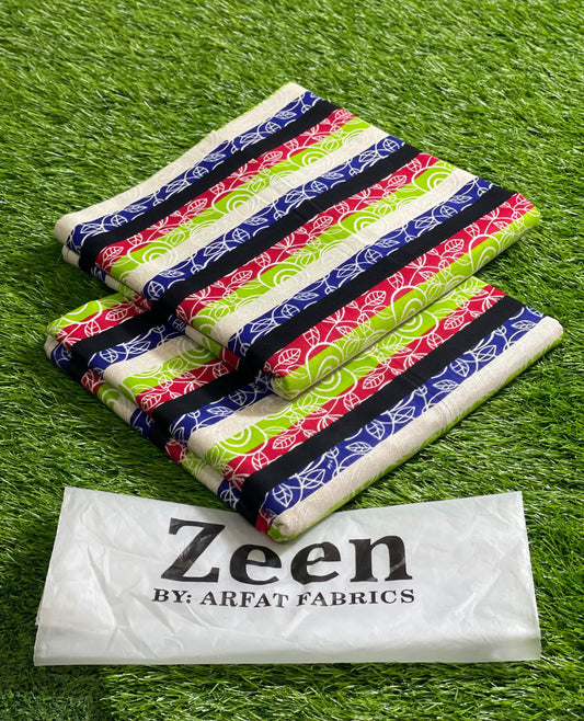 ZEEN BY ARFAT | 2 PIECE | SOFT KHADDAR | PRINTED ALLOVER