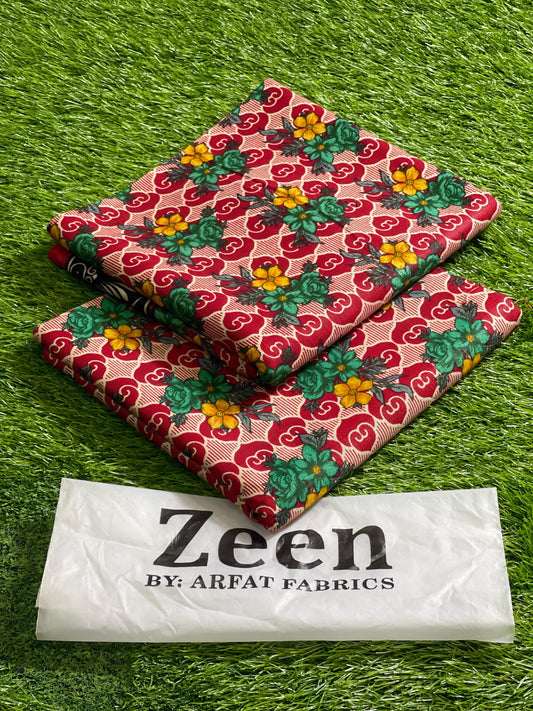 ZEEN BY ARFAT | 2 PIECE | SOFT KHADDAR | PRINTED ALLOVER