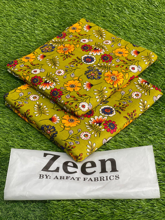 ZEEN BY ARFAT | 2 PIECE | SOFT KHADDAR | PRINTED ALLOVER